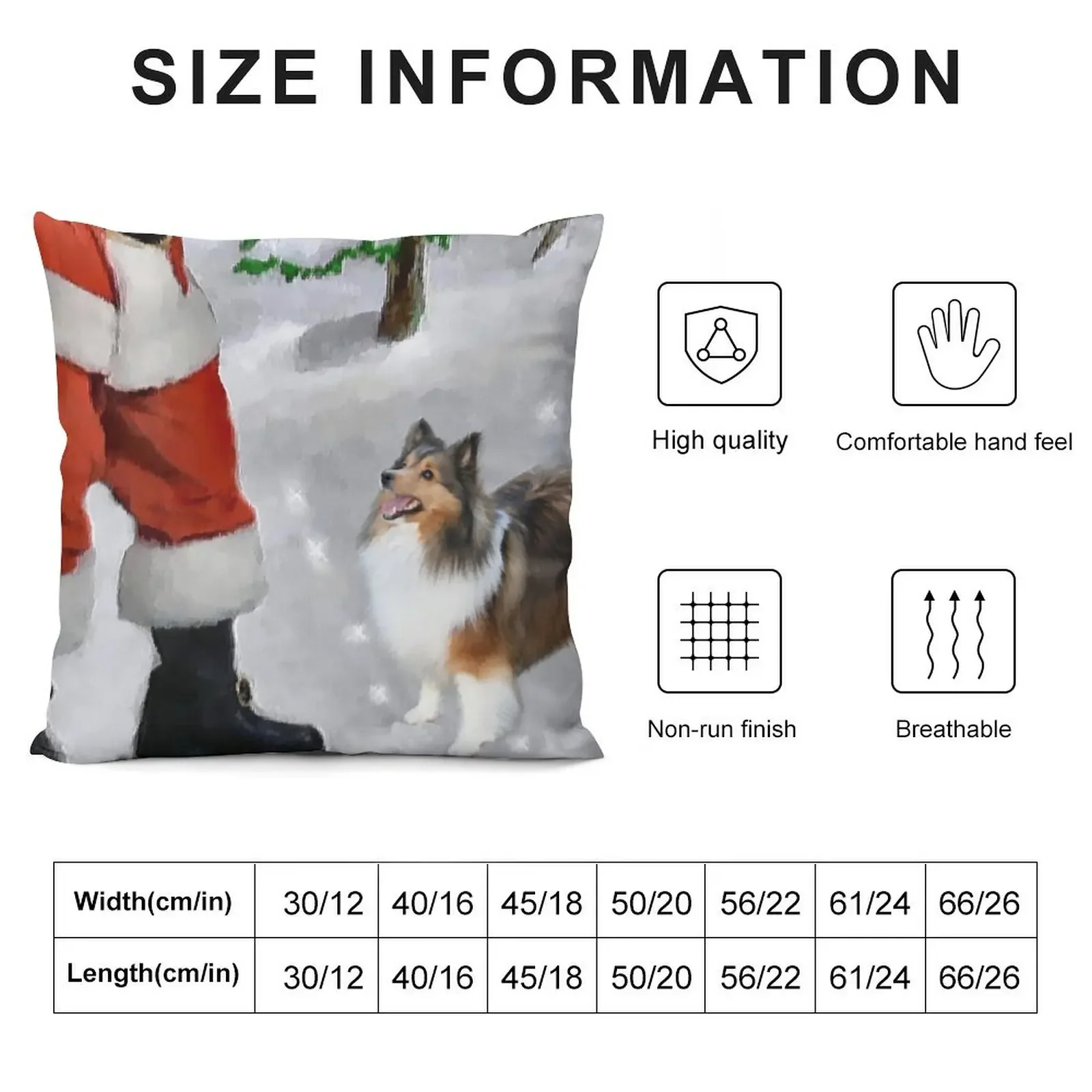 Шетландская овчарка Шелти встречает Санта-Рождественские подарки Декоративная