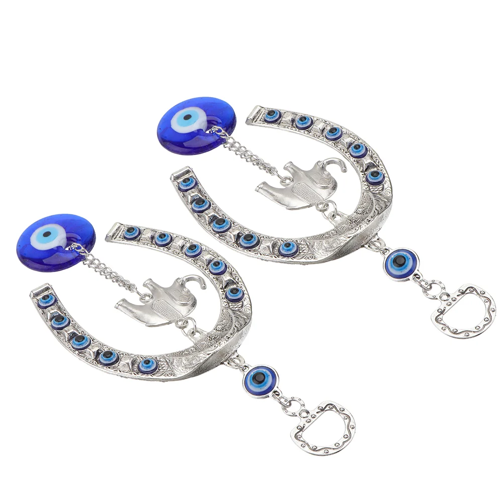 

Eye Evil Hanging Decor Keychain Elephant Blue Car Home Pendant Keyrings Decoration Lucky Wall Rear Mirror Ornament View Turkish