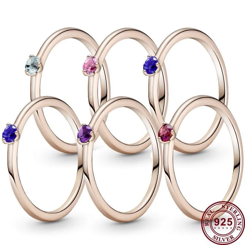 

New Hot 925 Silver Light Color Exquisite Love Heart Single Stone Women's Classic Ring Wedding High Quality Fashion Charm Jewelry
