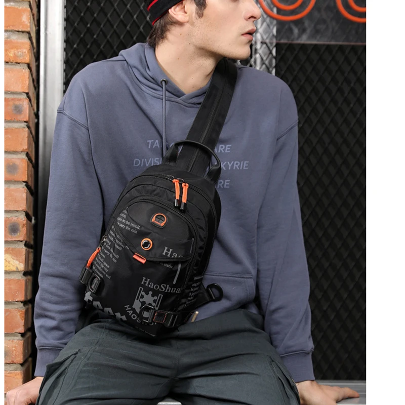 Small Men'S Chest Cross Bags Backpack Fitness Gym Bolsas Pouch Traveling Shoulder Weekend Sports For Men Side Crossbody Bag Male