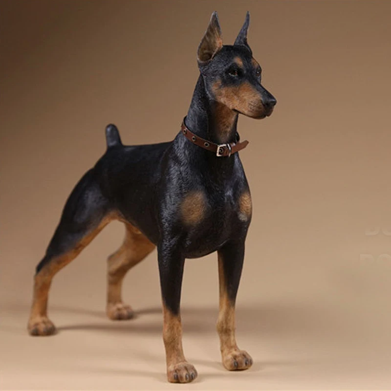 Mnotht масштаб 1/6 модель Doberman Pinscher коллекционные игрушки собаки-животного из смолы