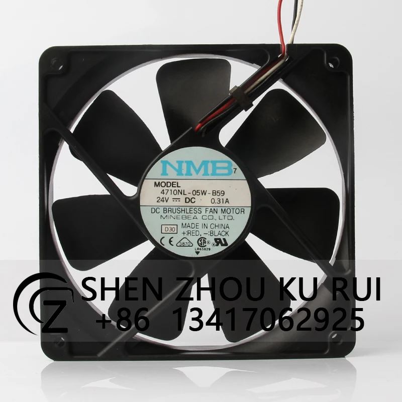 4710NL-05W-B59 чехол вентилятор для NMB 24V 0.31A 120*120*25 мм инверторный бесшумный вентилятор охлаждения