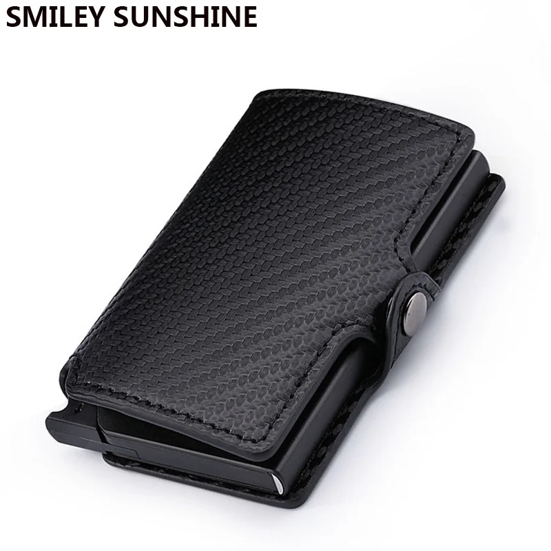 

Carbon Fiber 2023 Card Holder Men Wallets Money Bag Zipper Coin Purse Small Leather Mini Slim Wallets Vallet Carteira Masculina