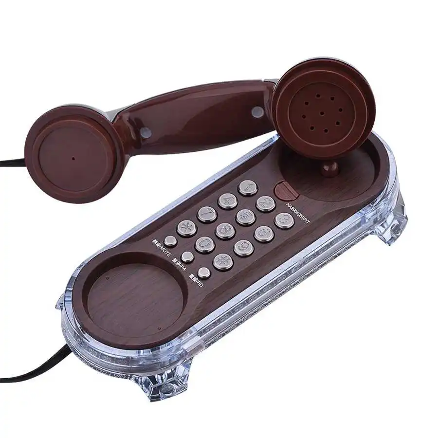 Retro Vintage Telephone European Style Old Phone Desktop Fixed Wired Wall Mounted Landline for Home Office Hotel | Компьютеры и офис