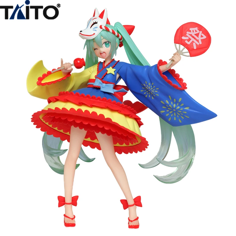 

In Stock Original TAiTO Four Seasons Series VOCALOID Hatsune Miku 2nd Season Summer Ver Anime Figure Model Action Toys Gifts