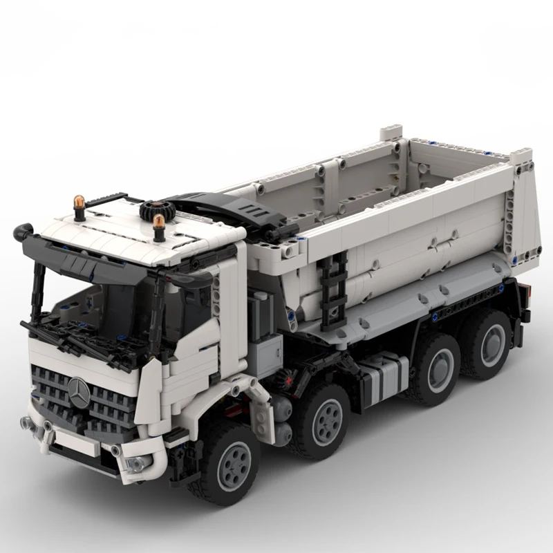 Фото НОВЫЙ 1483 шт. MOC Arocs 8x4 инженерный самосвал модель прицепа DIY творческие идеи детские игрушки Рождественский подарок технологические блоки №3