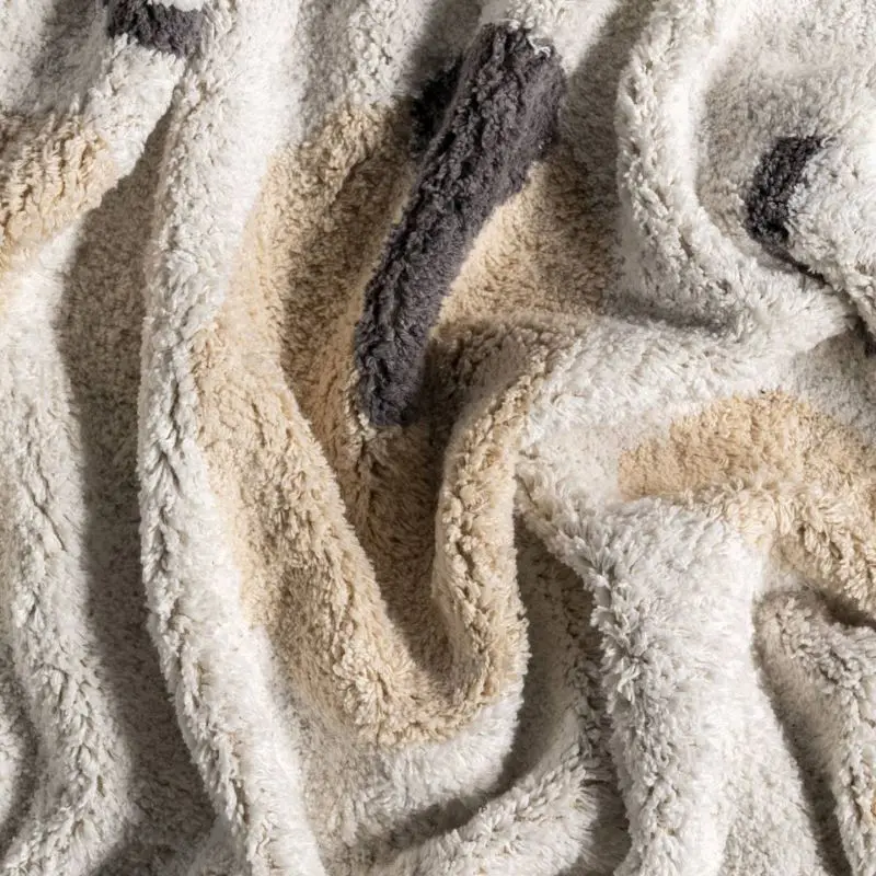 Круглый Пушистый Ковер для гостиной бежевый пушистый детский игровой коврик