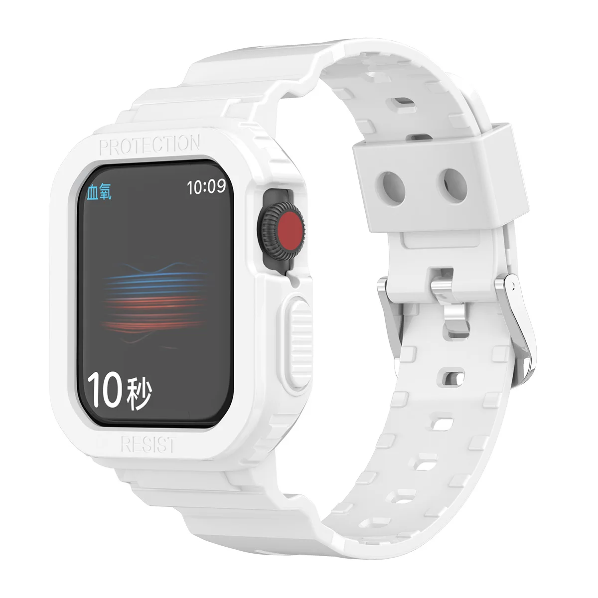 

3 PCS Watch Bands Suitable for Apple Watch 7 Glacier TPU New Watchbands Transparent One Piece Silicone Watch Strap