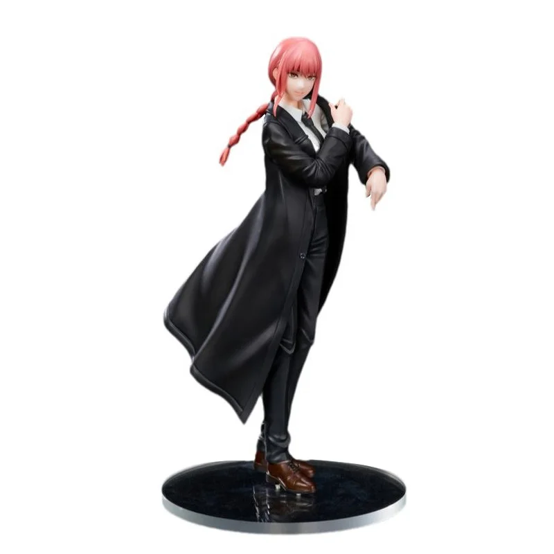 

18cm Chainsaw Man Makima Anime Figures Makima Pvc Statue Figurine Model Doll Kawaii Room Decoration Ornaments Toys Kids Gifts