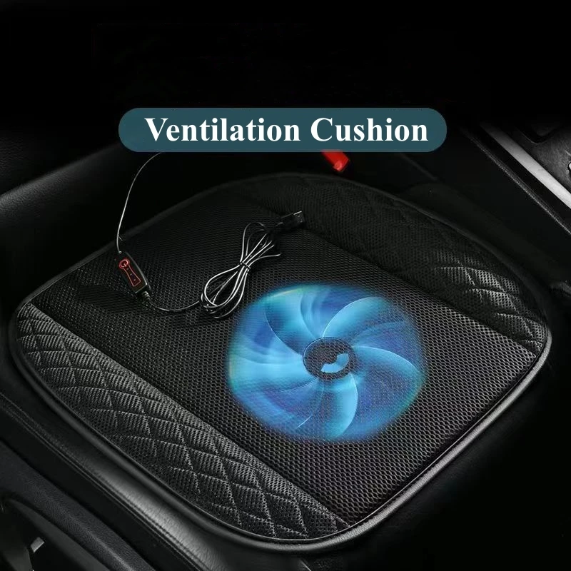 Ventilation Cushion Car 2023 USB Summer Cooling Single Piece Air Ventilation Heat Dissipation Truck Car Seat Cushion Office Seat