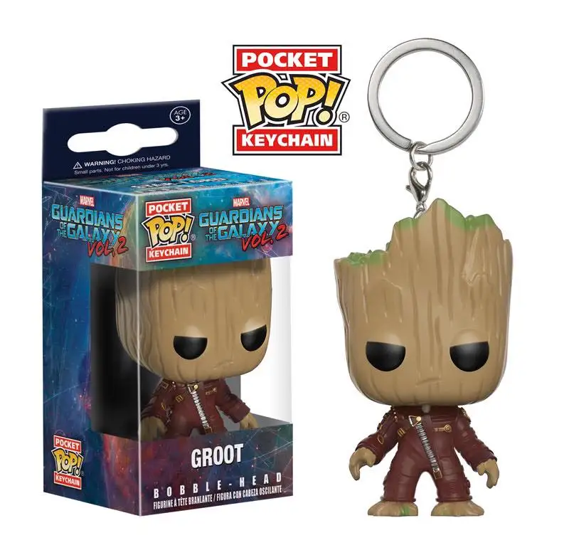 Фото FUNKO POP Стражи Галактики Грут Джокер Морти Брелок-игрушка Отряд Самоубийц Инопланетянин Виниловые фигурки Игрушки для детей Подарок №4