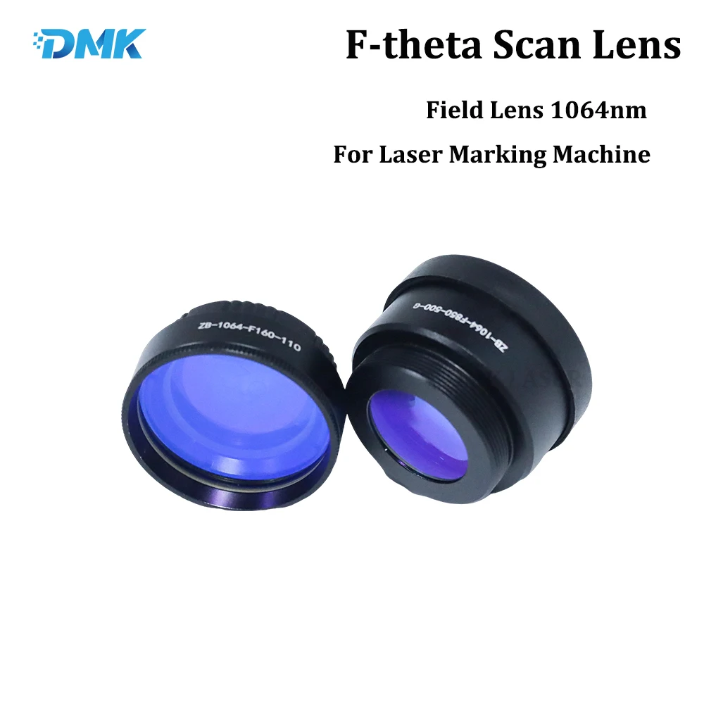 

DMK F-theta Scan Lens Field Lens 1064nm 70×70-300×300 F100-420mm for 1064nm YAG Optical Fiber Laser Marking Machine Parts