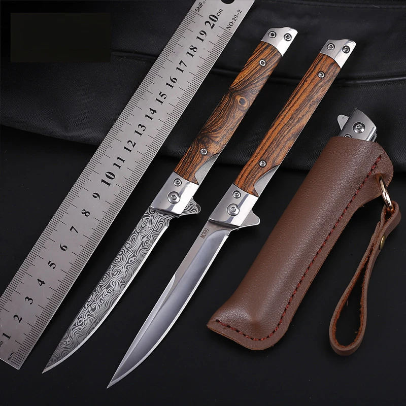 

New 3cr13Mov Stainless Steel Camping and Camping Multi-purpose Folding Knife Hunting Knife Selfdefense and Escape First Aid Tool