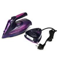 2400w 5 speed adjust cordless electric steam iron for garment steam generator clothes ironing steamer ceramic soleplate portable