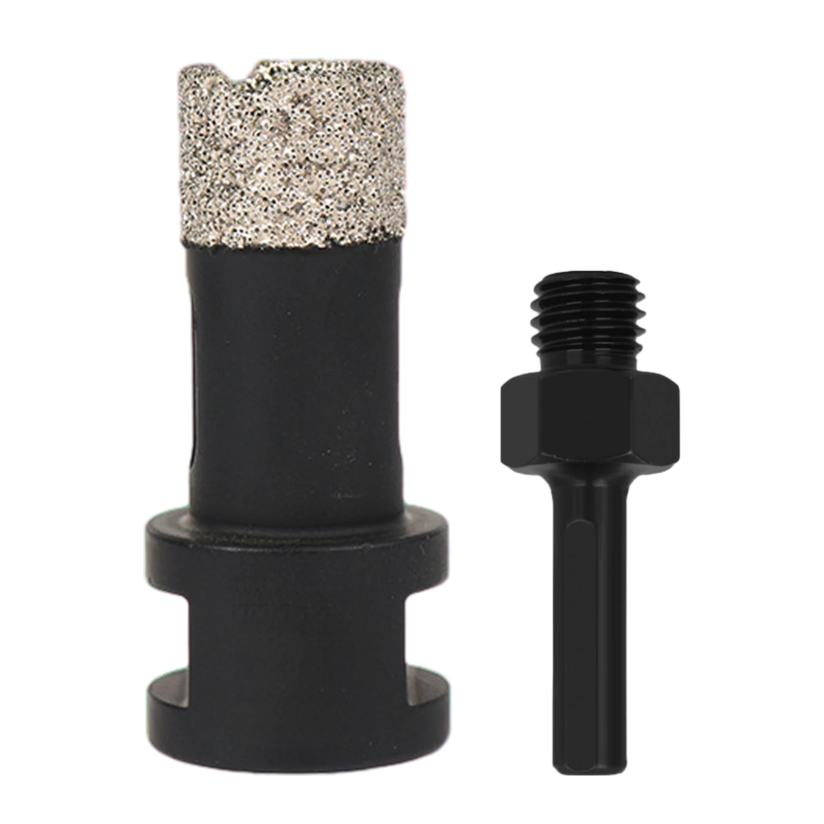 

2pcs Electric Angle Grinder Tiles With Hex Shank Adapter Drill Bit Set Efficient Floor Durable Porcelain Smooth Dry Diamond