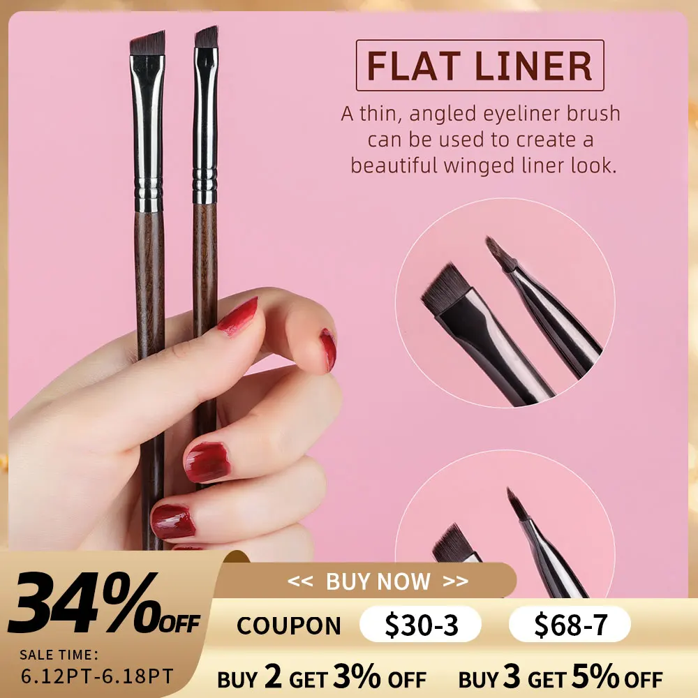 

Bethy Beauty Eye Brow Brushes Pen Liner Brush Eyes Makeup Set Cosmetic Make up Crease Tools 2pcs