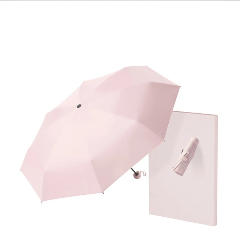 

Mini Capsule Pocket Umbrella Sunny Rainy Umbrella 5 Folding Sunscreen Umbrella Women Anti-UV Sunshade Portable