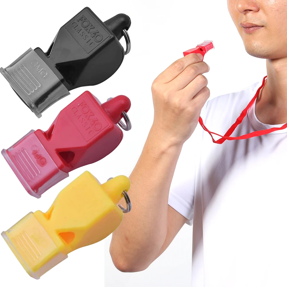 

Plastic Whistle Portable Survival Whistle Safe Multifunctinal for Football Basketball Soccer Sports