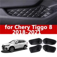 for chery tiggo 8 2019 2020 2021 2022 car front rear door inner armrest handle storage multifunctional anti dirty box accessorie