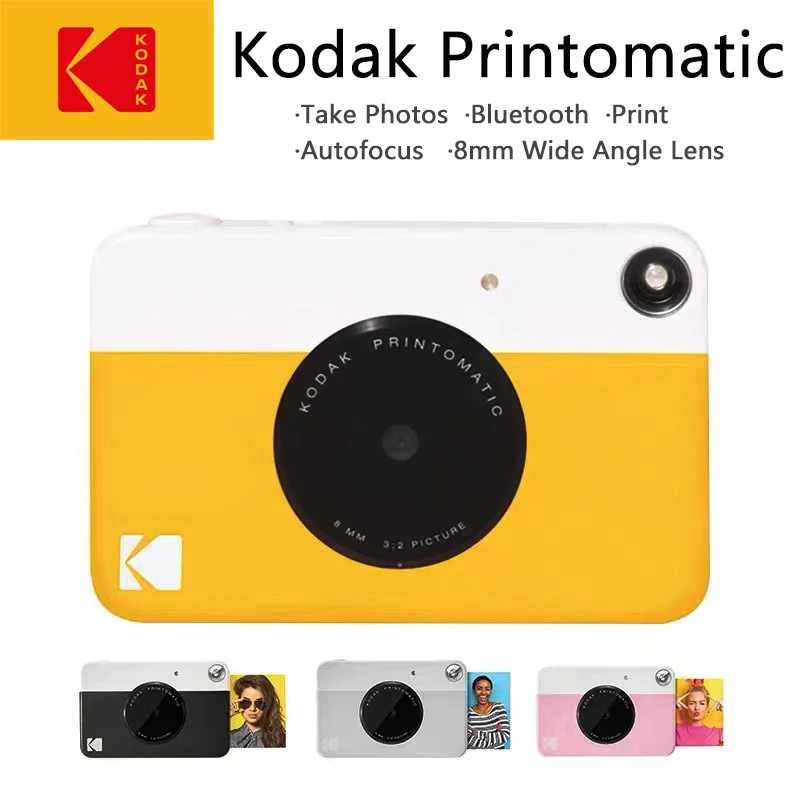 

Original Kodak PRINTOMATIC Polaroid Camera Instant Shot Get ZINK Inkless Printing Photography And Print 2 in 1