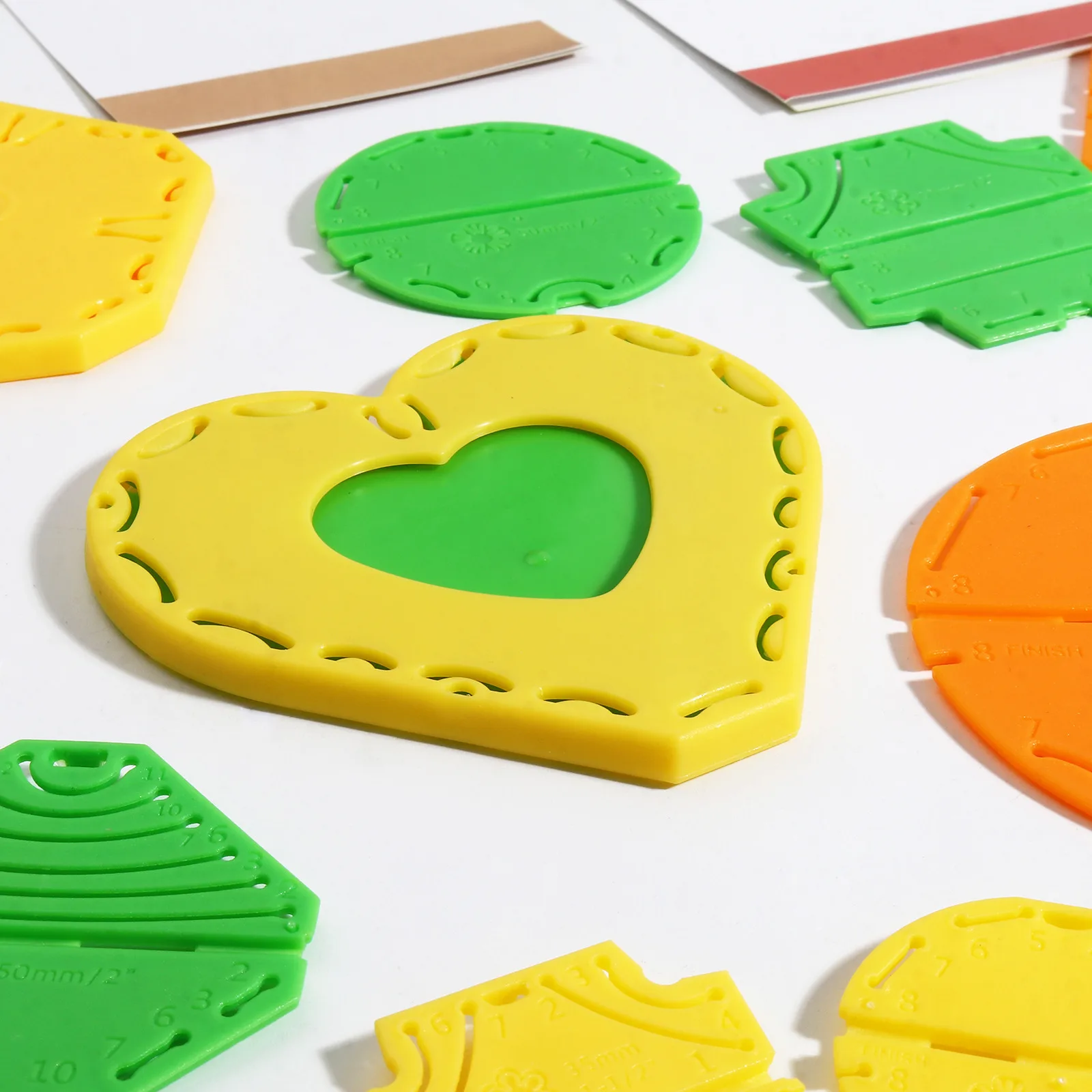 1 шт. Цветочные пластиковые шаблоны лоскутный шаблон ткань бумага форма для