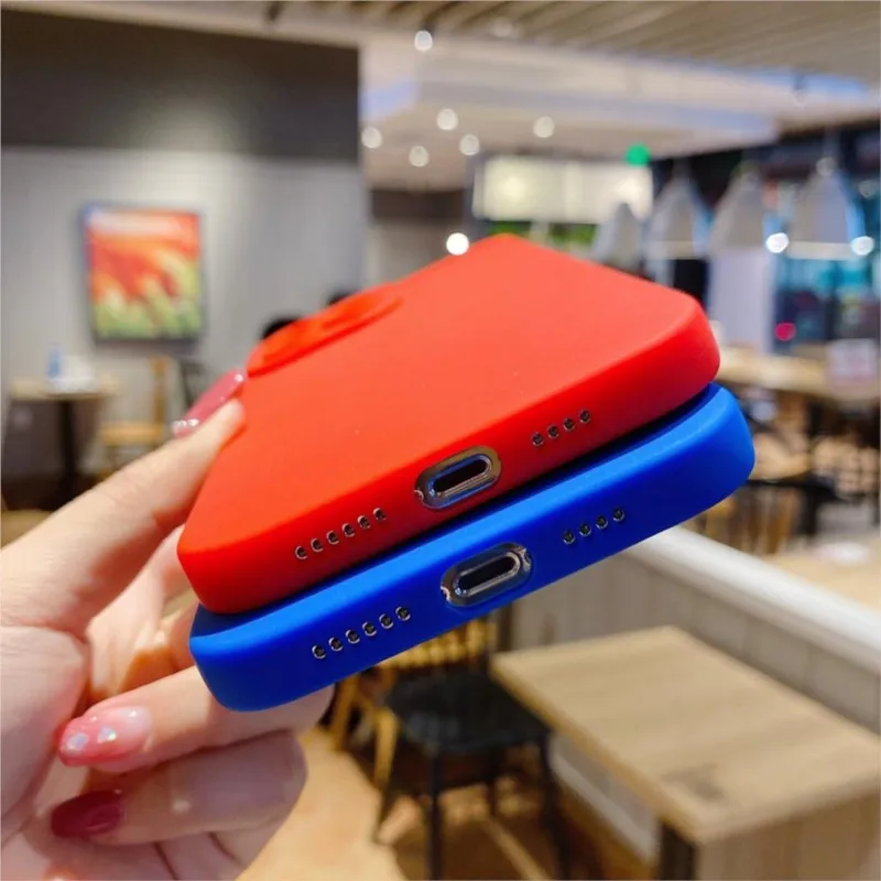 Camera Protection Silicone Phone Case For iPhone 13 Pro Max 11 12 14 Pro Max XR XS Max X 7 8 Plus 14 Soft Shockproof Matte Cover