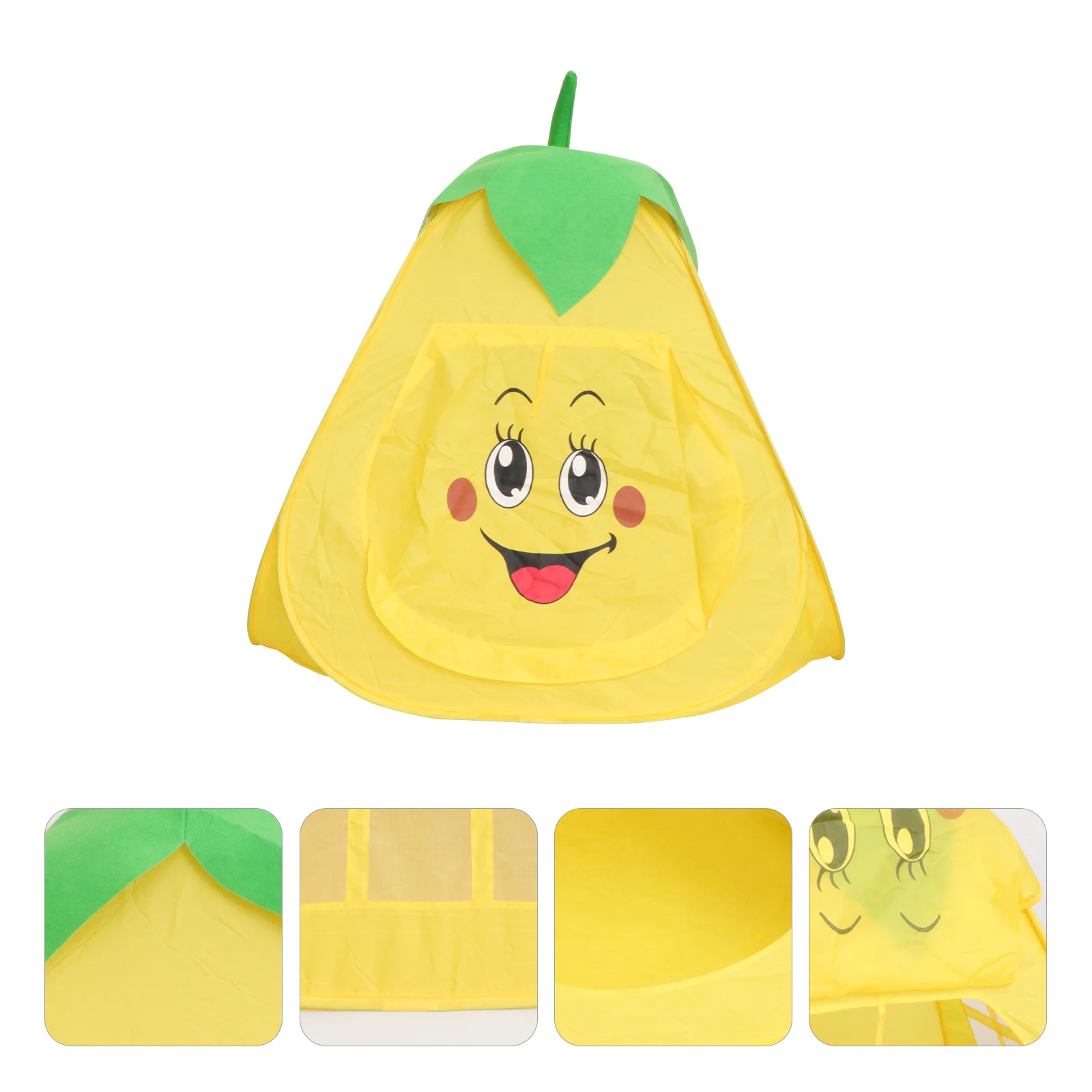 

Kids play Tent Foldable Portable Playhouse Tent Pear Toddlers Castle Play Tent Indoor Outdoor Play Tent, Yellow