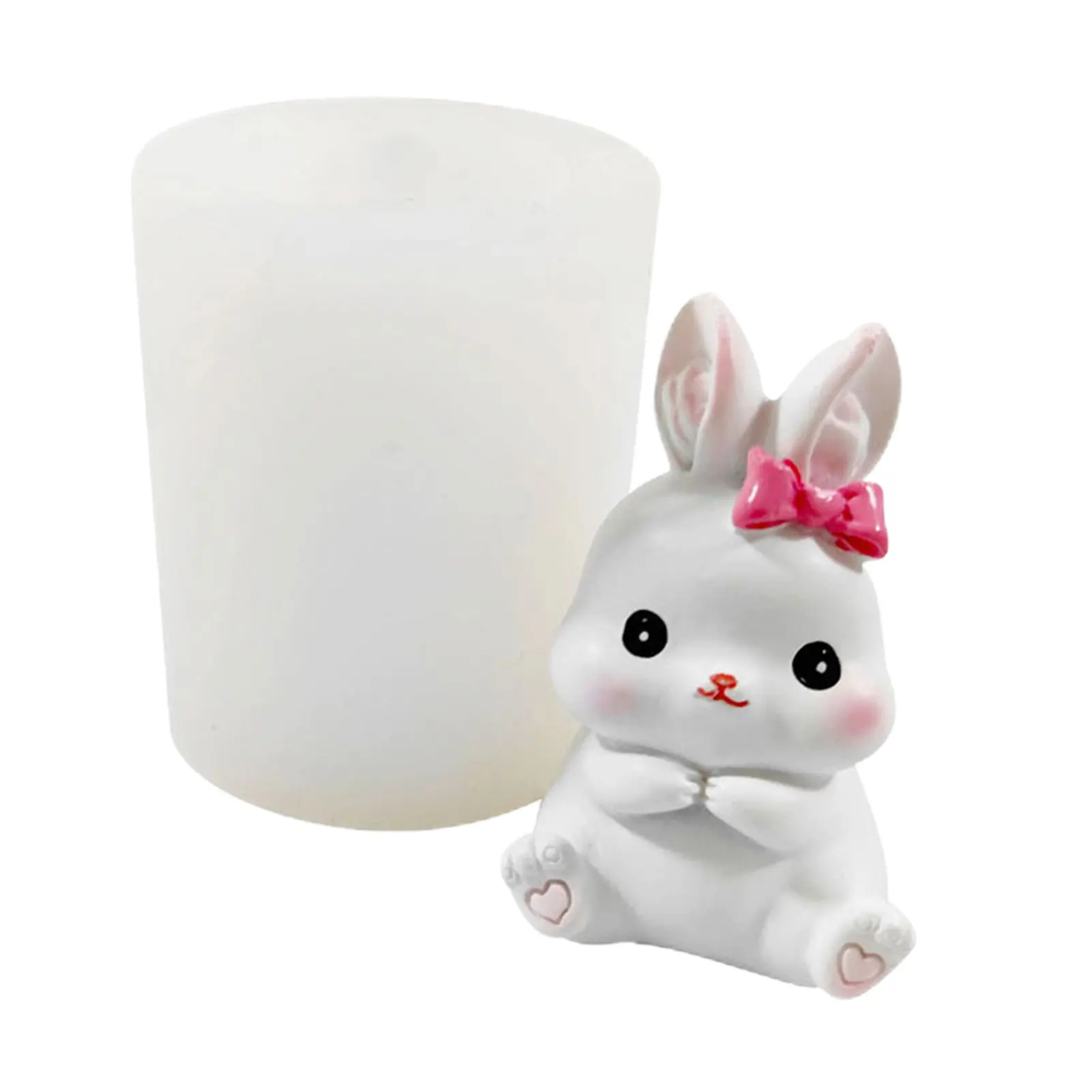 

Easter Rabbit Mold for Cookie Making Handmade Food-grade Candle Mold Cake Mould Ice Sculpture Aroma Plaster Mold