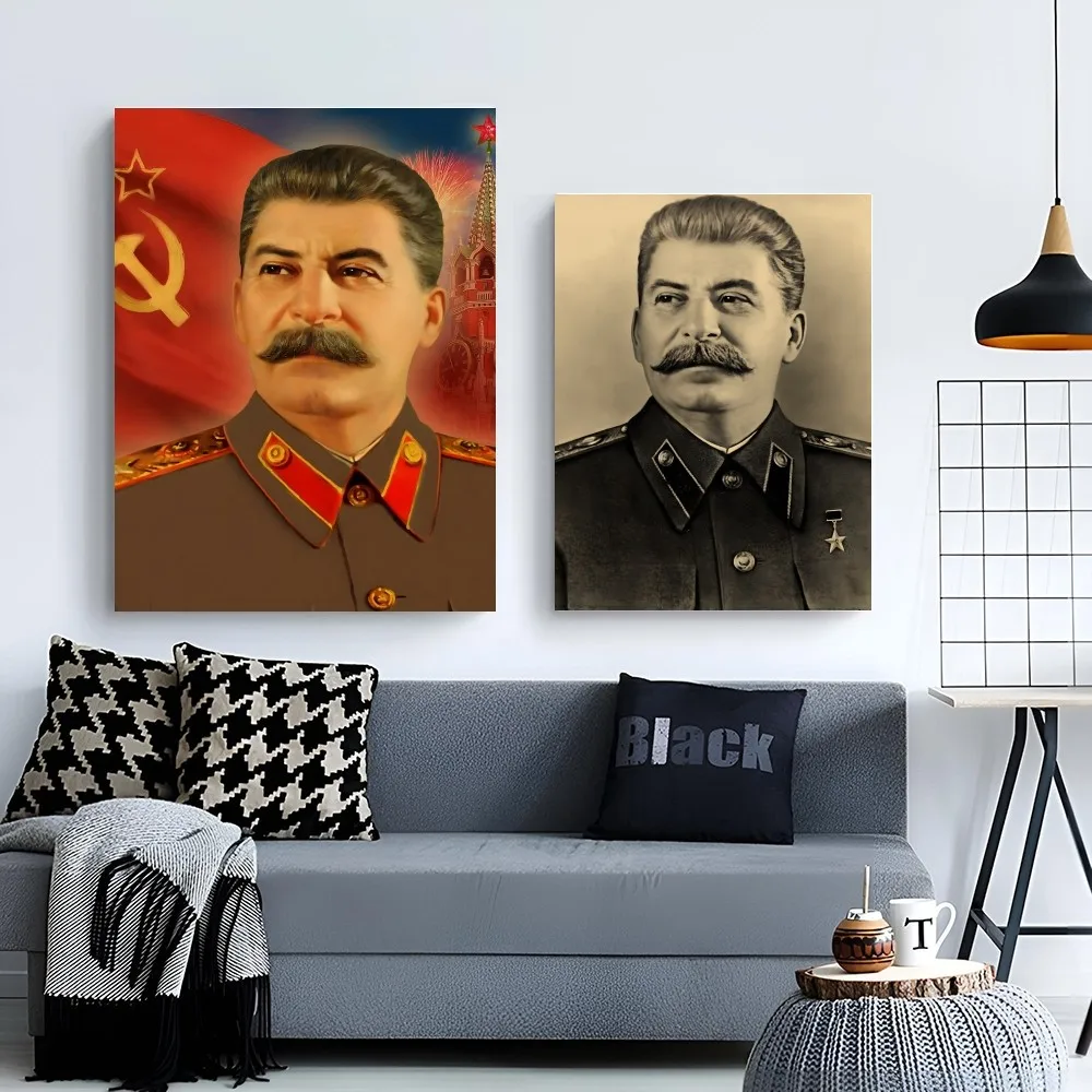 Портрет СССР с российским сталином самоклеящаяся искусство Декор стен для
