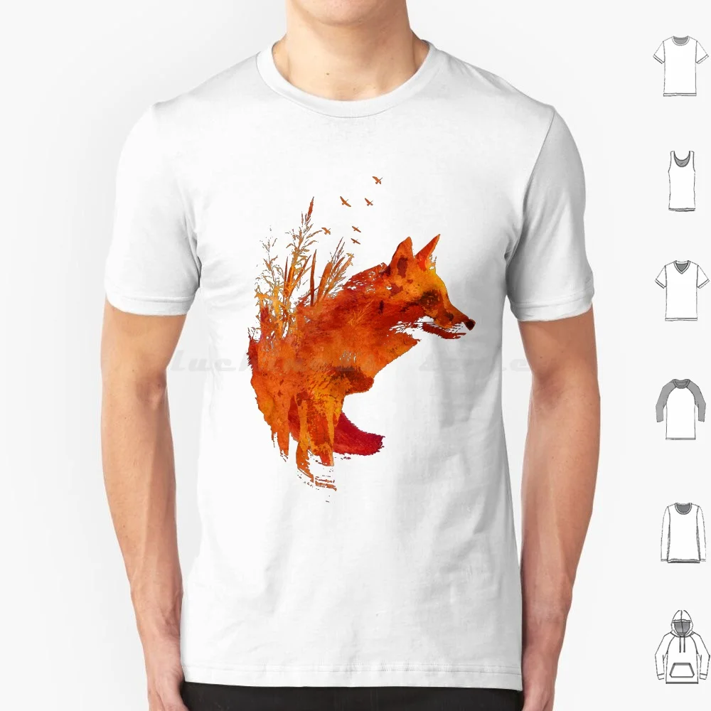 

Футболка Plattensee 6Xl, хлопковая крутая футболка, лиса