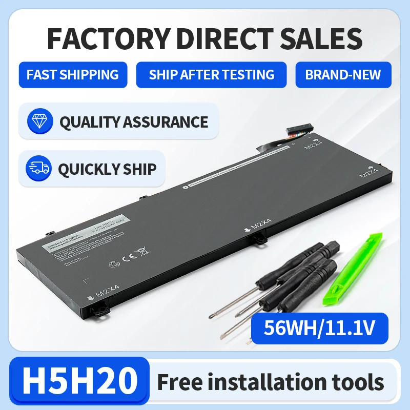 SOMI H5H20 Аккумулятор для ноутбука DELL XPS 15 9560 9570 15-9560-D1845 Precision M5520 5530 M7R96 05041C 5D91C 11 4 В 56