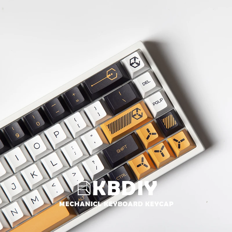

KBDiy PBT колпачки для клавиш Cherry MX, колпачки для клавиш с профилем, 132 клавиш, черные, белые, виртуальные войны, пользовательские колпачки для механической игровой клавиатуры США