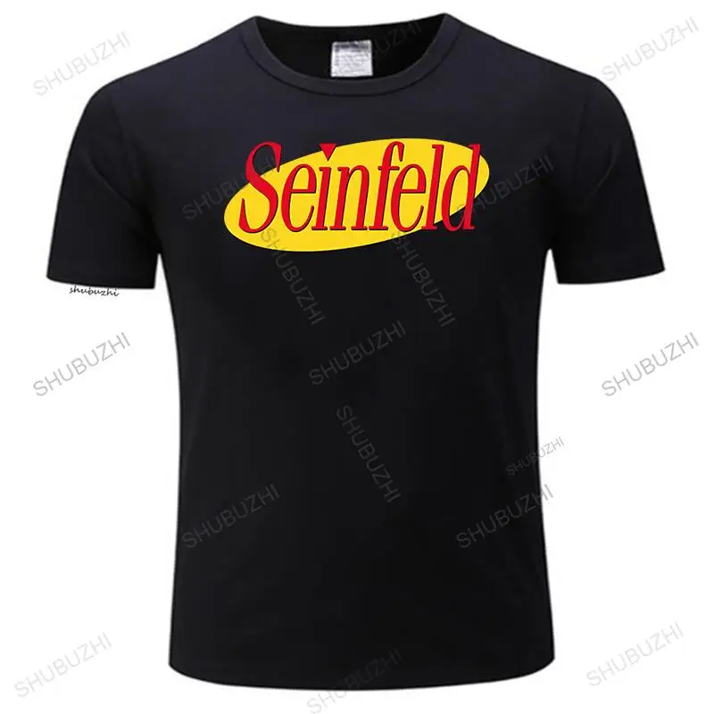 

man crew neck teeshirt New Seinfeld Logo Men'S T Shirt Tee America Favorite 90'S Sitcom Tv Show Men Cotton T-Shirt Fashion Style