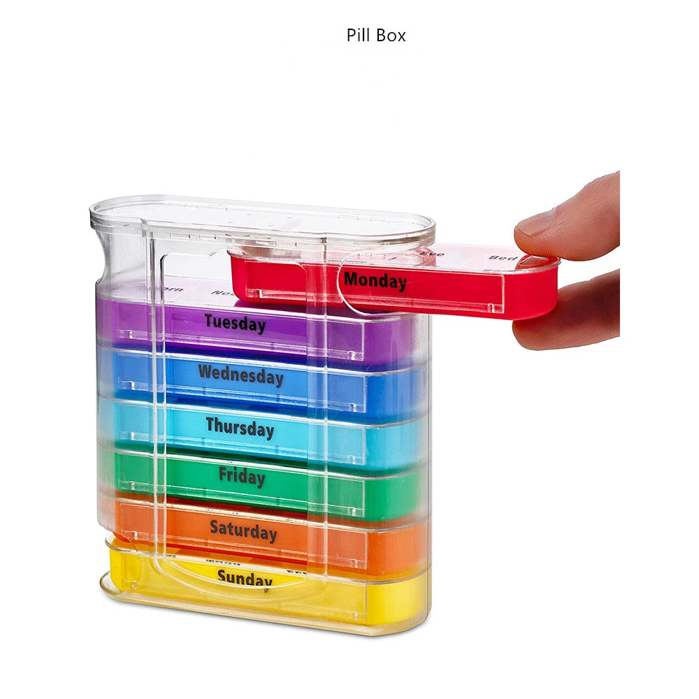 

A Week 28 Compartment Portable Drawer Moisture-proof Twenty-eight Compartment Portable Pill Box таблетница