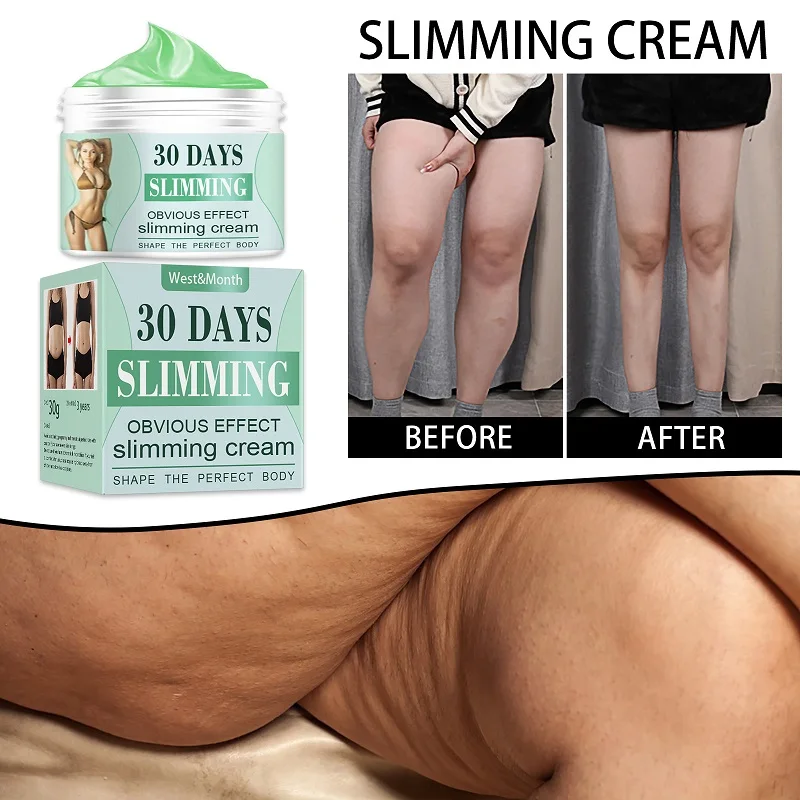 

30g Slimming Cream Weight Loss Remove Anti Cellulite Fast Belly Fat Burning Massage Lift for Tighten Firming Shaping Body Care