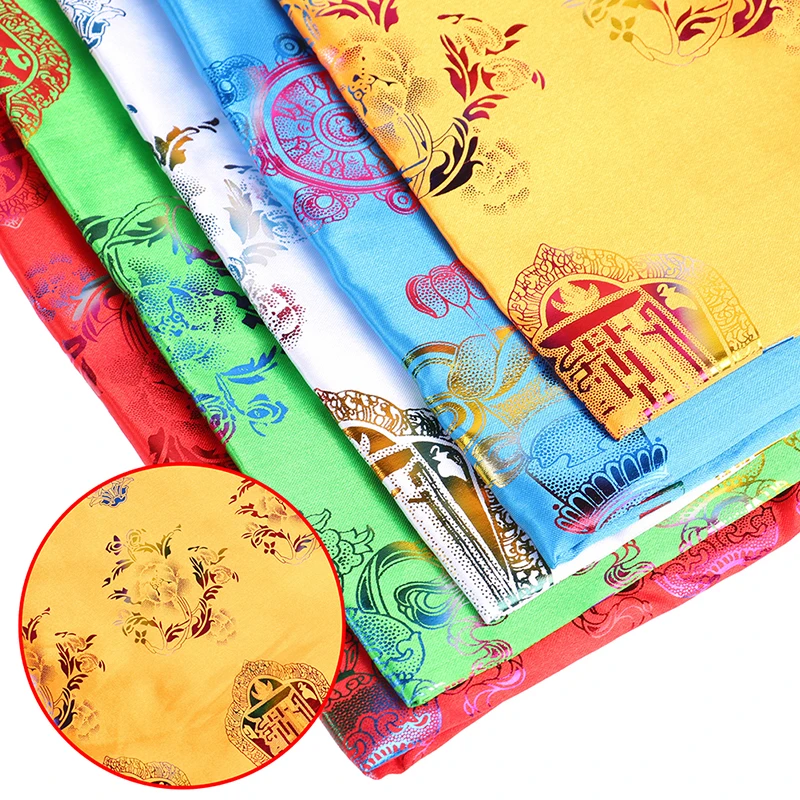 

1pc Buddhist Prayer Flag Colorful Hada Tibetan Ornament Auspicious Printed Ribbon Blessing Prayer 260cmx48cm