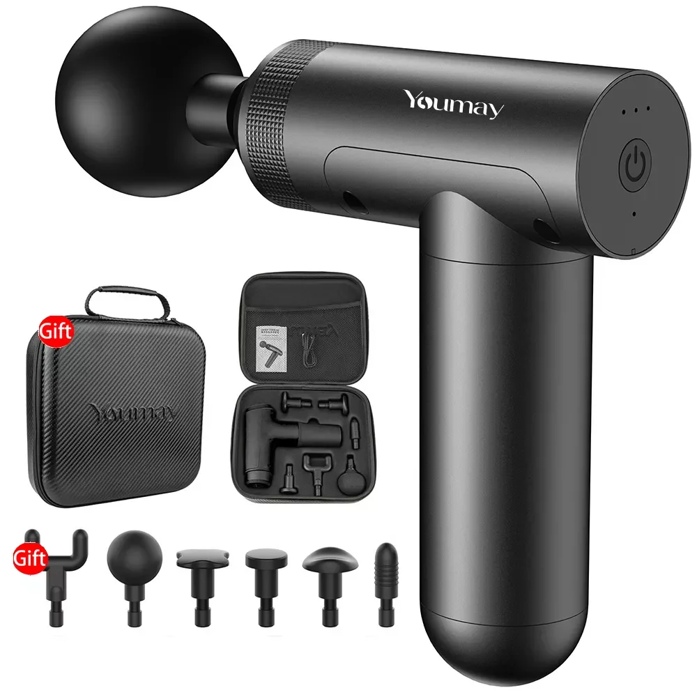 

Массажный пистолет NEW2023 для глубоких тканей, перкуссионный аппарат для снятия боли в мышцах тела, шеи, упражнений, релаксации, похудения и пр...