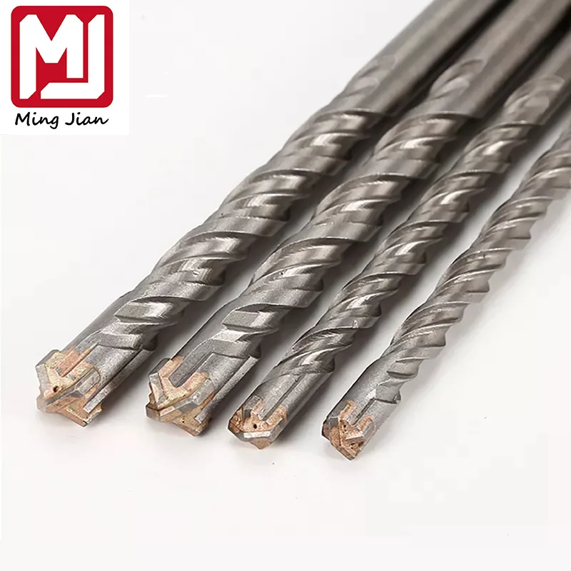 

200mm cross drill bit Rotary drill bit Concrete drill bit 6-25mm SDS-PLUS round shank. For drilling through walls and stones