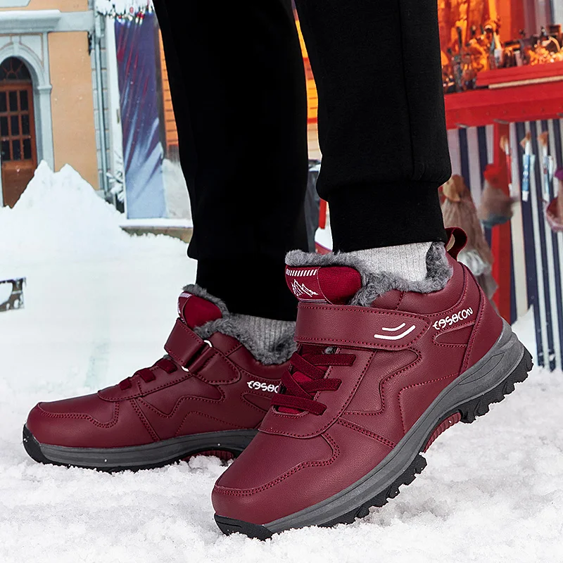 

2023 Women's Boots Lightweight Ankle Boots Platform Shoes Women Winter Botas Mujer Keep Warm Snow Winter Shoes Female Botines