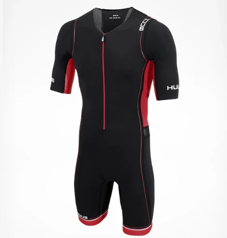 

HUUB Triathlon Tri-Suit Men Cycling Aero Skinsuit Ropa Conjunto Ciclismo Hombre Summer Bike MTB Running Short Sleeve Jumpsuit