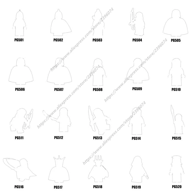 Одиночные средневековые рыцари из фильма Aragorns Uruk hai Wraiths аксессуары для фигурок