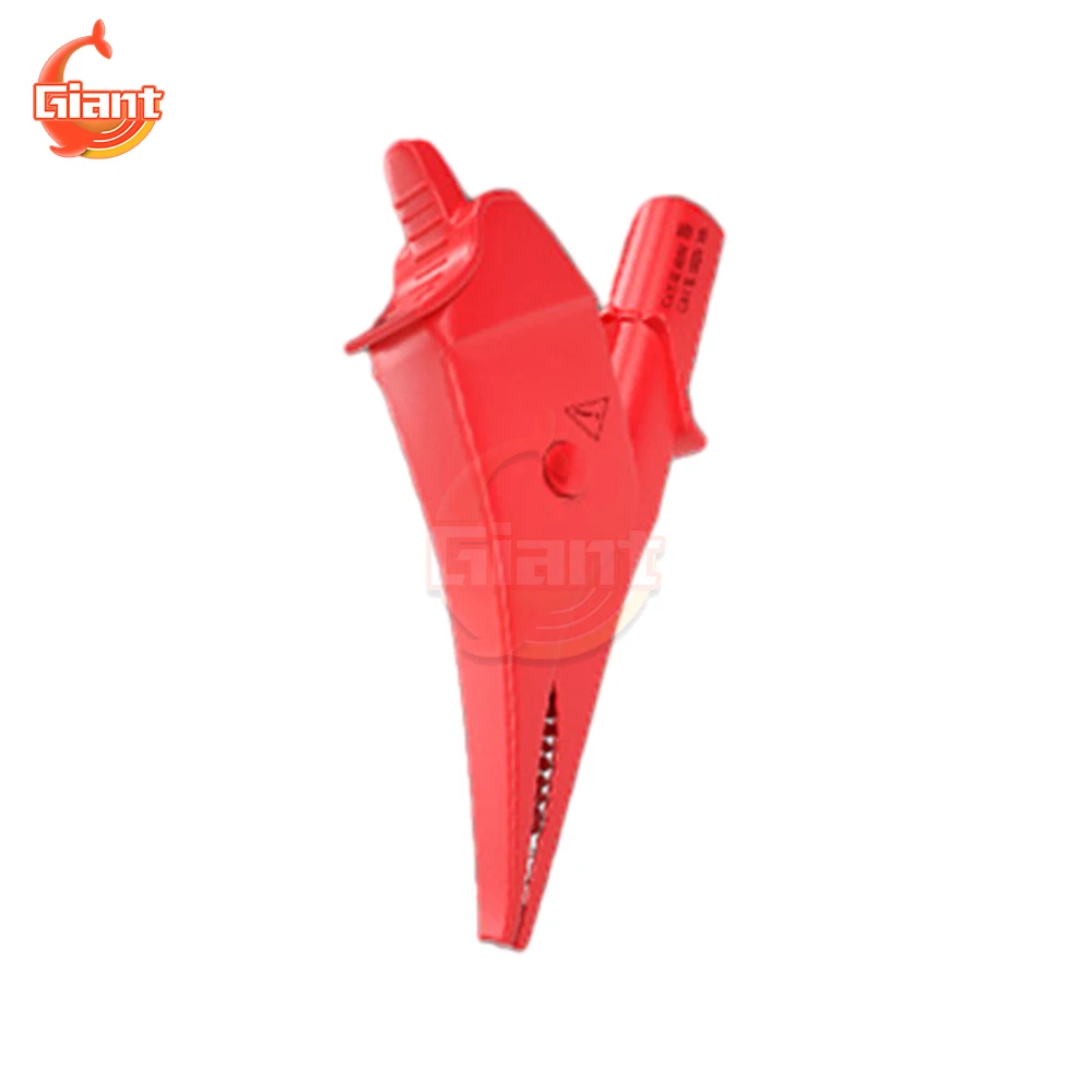 

P60073 открывающийся 36 мм зажим типа крокодил 32A провод питания тестовые зажимы полностью закрытый зажим типа крокодил хвост 4 мм вилка типа банан