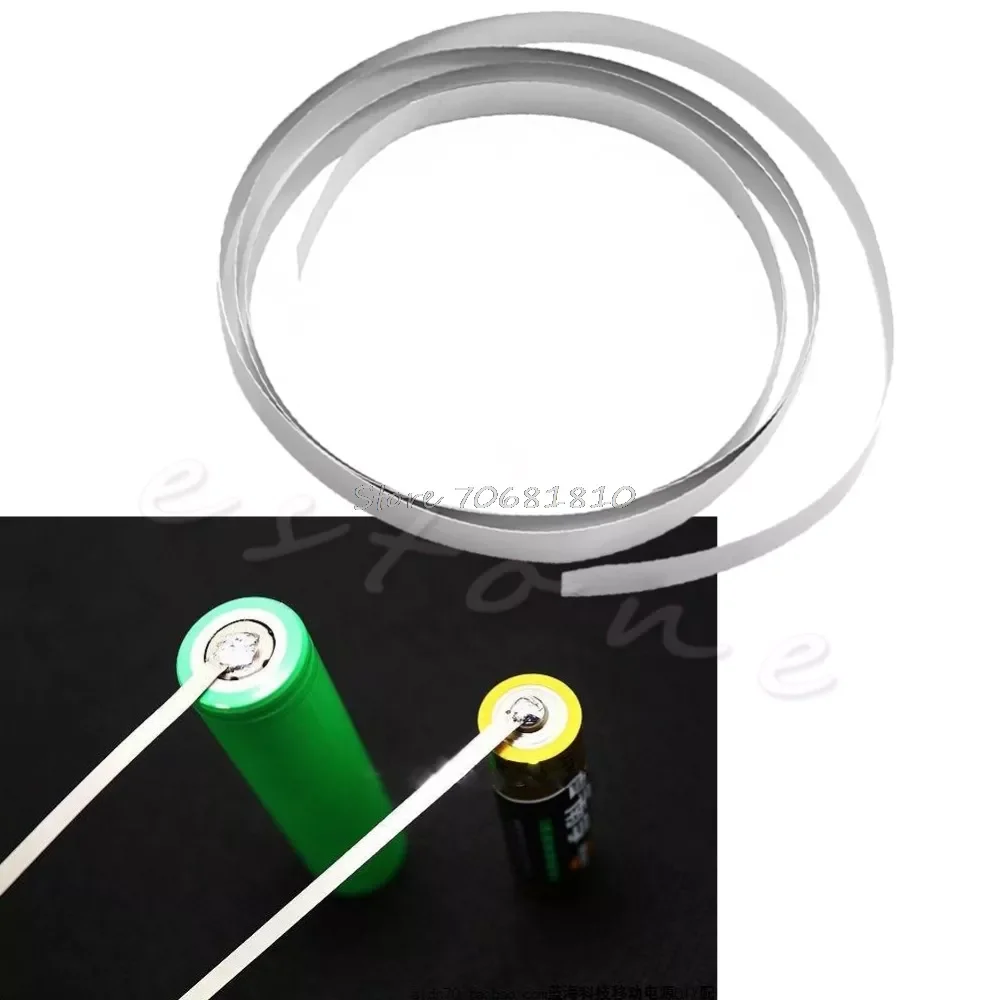 

1PC 1M 8mm x 0.15 Ni Plated Nickel Strip Tape For Li 18650 Battery Spot Welding
