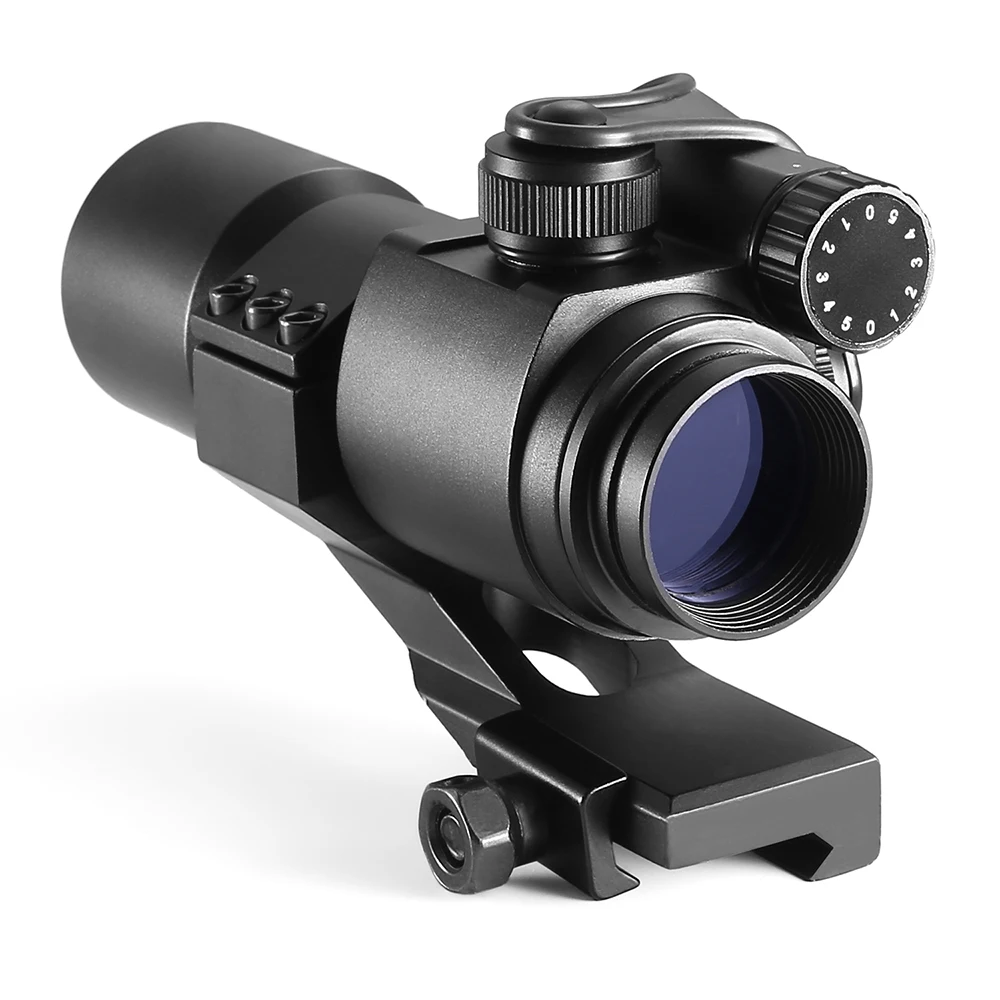 

Красно-зеленая Φ 1x32 мм оптический телескоп Тактический лазерный прицел для ружья Пикатинни 5,0