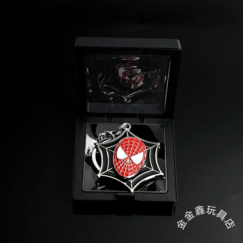 Marvel Мстители Человек-паук креативный мультяшный брелок-подвеска-поседа-спиннер