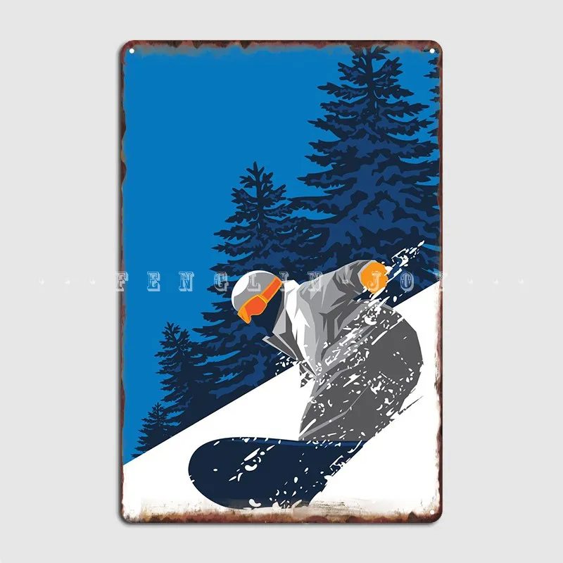 

Металлический плакат Offpiste, настенная роспись, забавный декор для стен клуба, бара, жестяной плакат