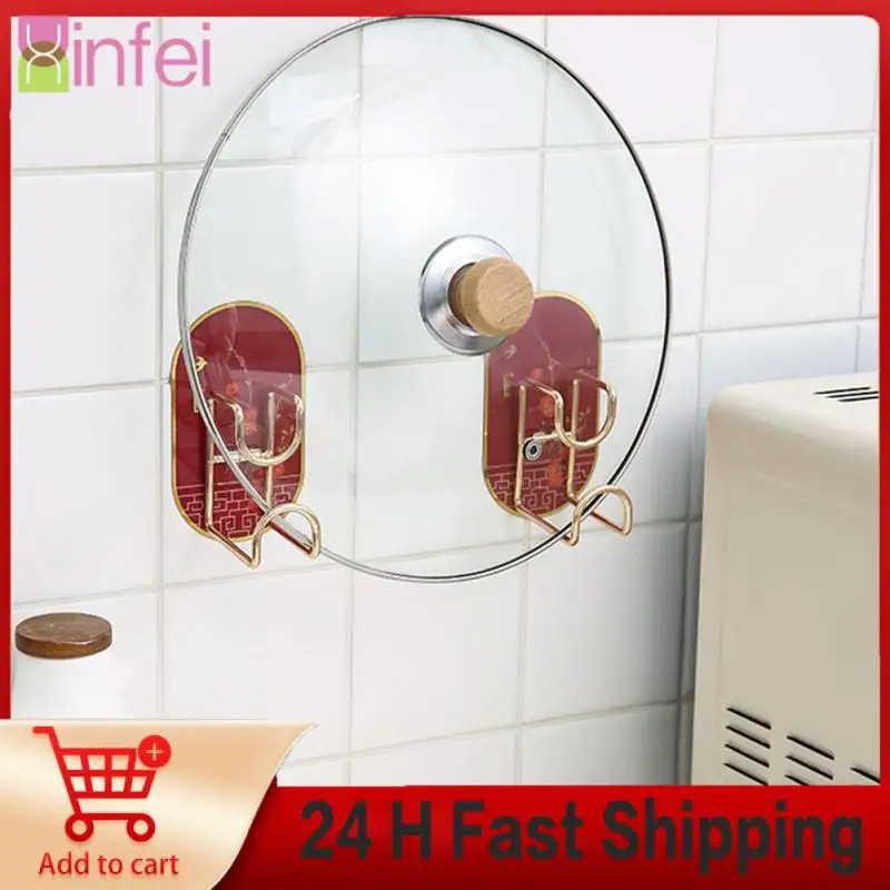 

Household Gadgets Hook Traceless Wall Mounted Holder Large Capacity Save Space Storage Rack Bathroom Kitchen Accessories Sticky