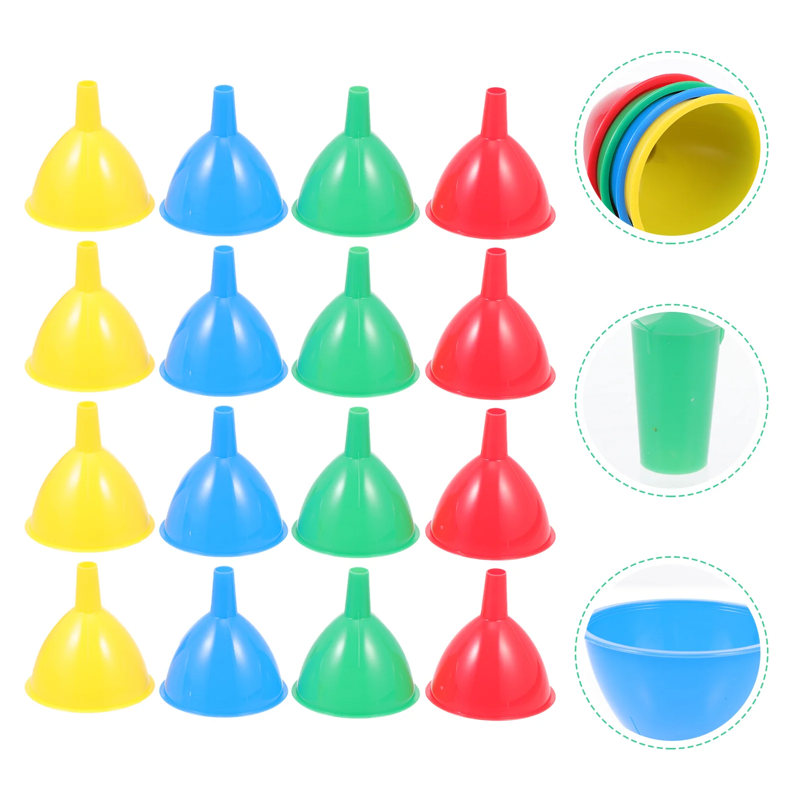

Funnel Funnelsminifilling Plasticbottles Kitchen Liquid Tiny Miniature Kids Essentialtoysflask Set Labware Toy Oils Experiment