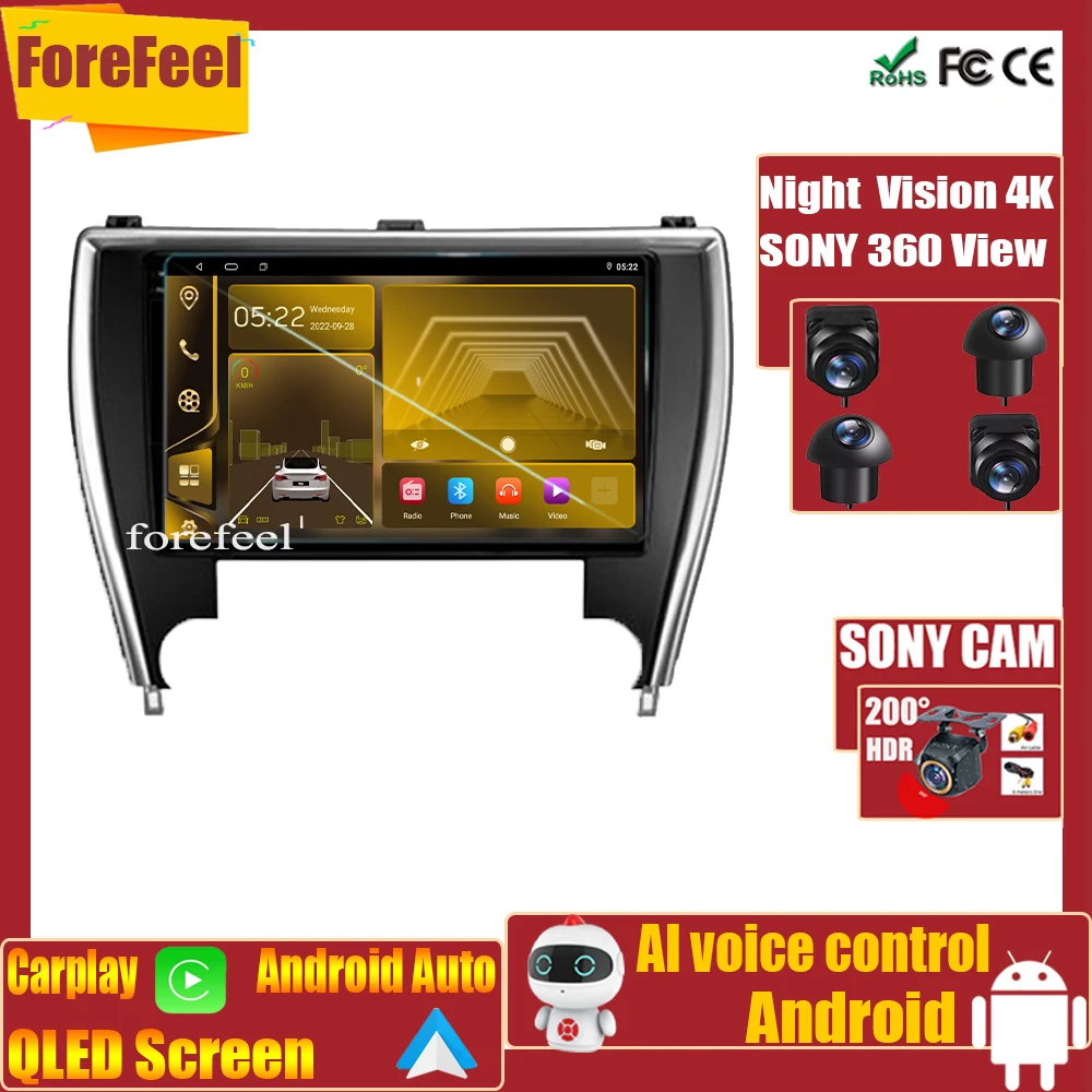 

7862 для Toyota Camry 7 XV 50 55 2014 - 2017 автомобильная стереосистема Android мультимедийный монитор экран GPS навигация WIFI проигрыватель видео DVD