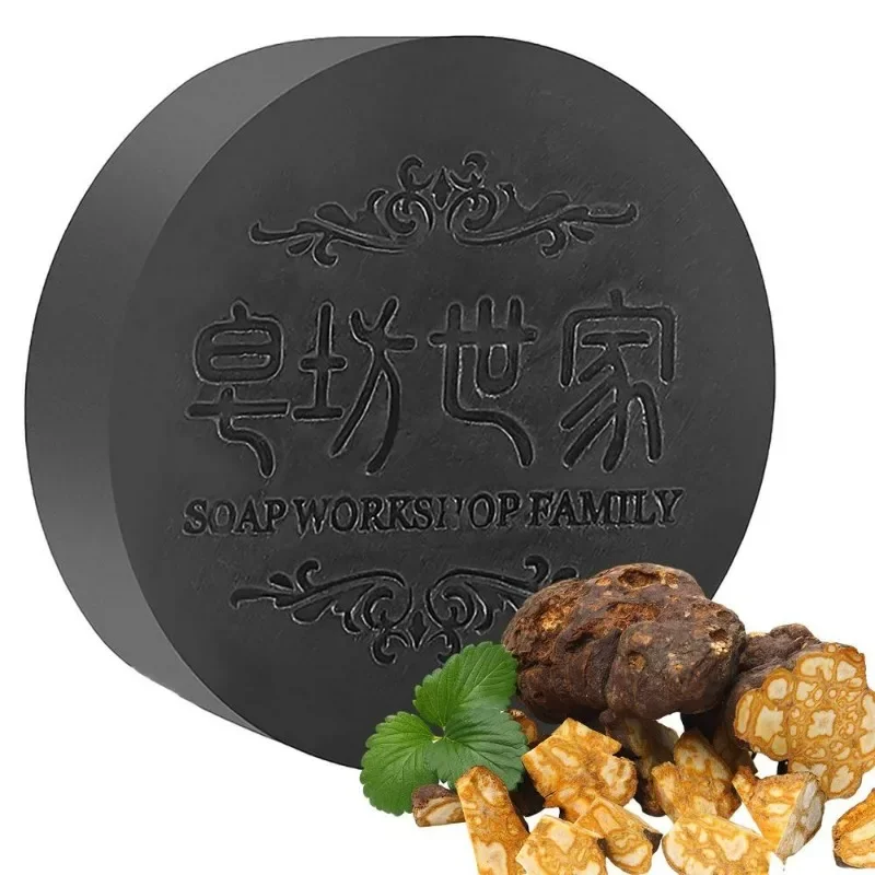 

Hair Darkening Shampoo Bar Polygonum Solid Shampoo Restore Hair Color Anti Hair Loss Shampoo Soap Promote Strong Hair Growth